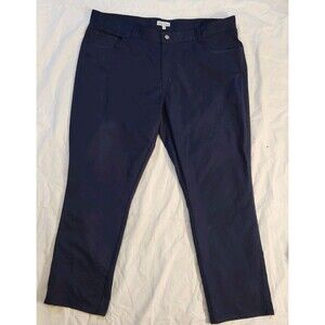 Peter Millar Raleigh Performance Chino Golf Pants Mens 42/30 Navy 2023